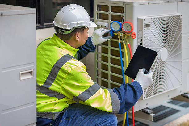 Professional Ac Installation technician working in Whitinsville, MA